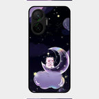 Sky Panda Design Glass Phone Case Cover For Poco F7 5G