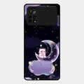 Sky Panda Design Glass Phone Case Cover For Poco X4 Pro 5G