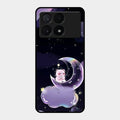 Sky Panda Design Glass Phone Case Cover For Poco X6 Pro 5G