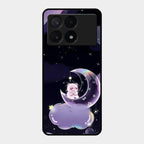 Sky Panda Design Glass Phone Case Cover For Poco X6 Pro 5G
