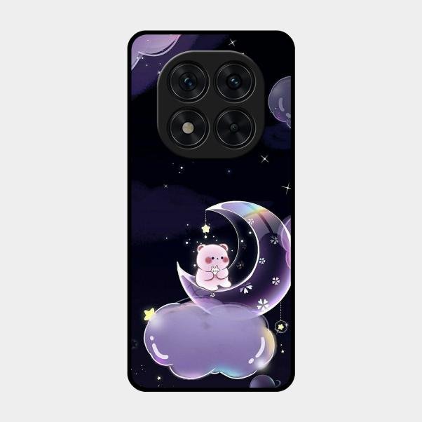 Sky Panda Design Glass Phone Case Cover For Poco X7 5G