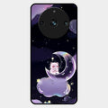 Sky Panda Design Glass Phone Case Cover For Realme 11 Pro Plus 5G