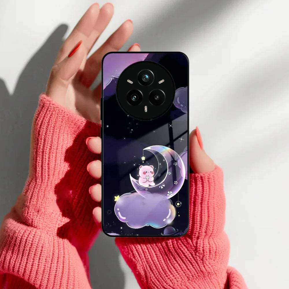 Sky Panda Design Glass Phone Case Cover For Realme/Narzo - ShopOnCliQ