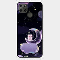 Sky Panda Design Glass Phone Case Cover For Realme C21Y