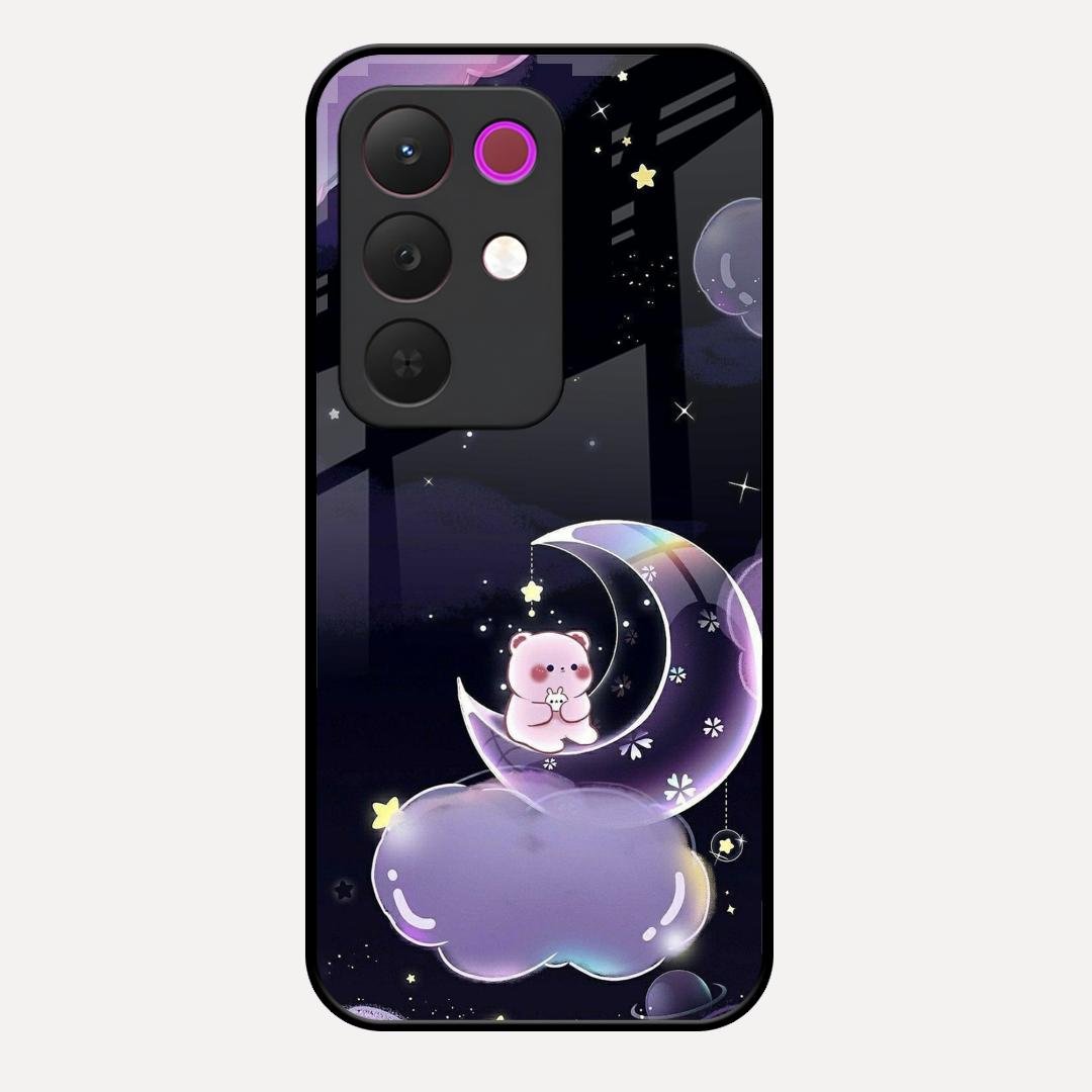 Sky Panda Design Glass Phone Case Cover For Realme C85 5G