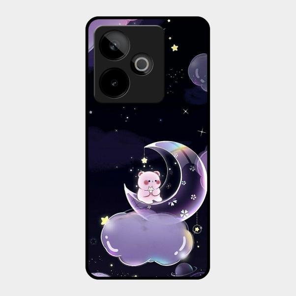Sky Panda Design Glass Phone Case Cover For Realme Gt 7 5G