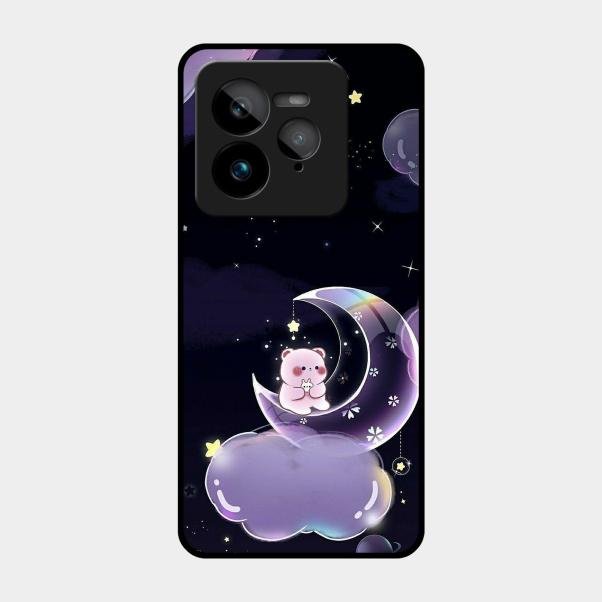 Sky Panda Design Glass Phone Case Cover For Realme Gt 7 Pro