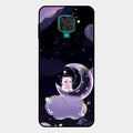 Sky Panda Design Glass Phone Case Cover For Redmi Note 10 Lite