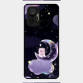Sky Panda Design Glass Phone Case Cover For Redmi Note 10 Pro