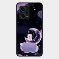 Sky Panda Design Glass Phone Case Cover For Redmi Note 12 Pro 5G