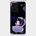 Sky Panda Design Glass Phone Case Cover For Redmi Note 13 Pro Plus 5G
