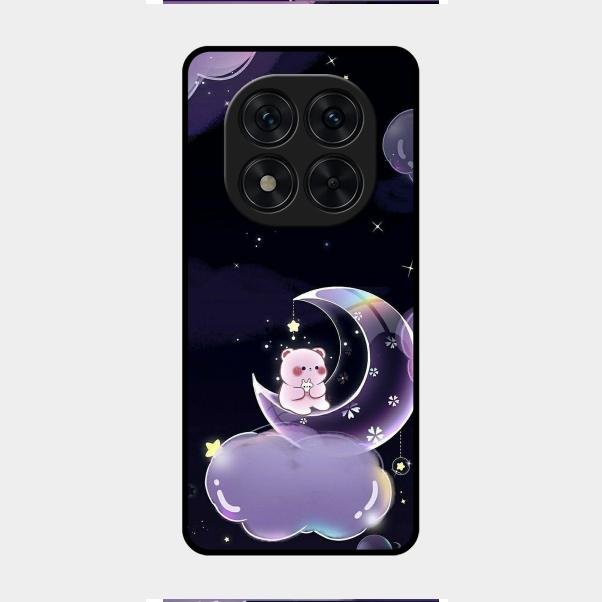 Sky Panda Design Glass Phone Case Cover For Redmi Note 14 Pro 5G
