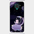 Sky Panda Design Glass Phone Case Cover For Redmi Note 9 Pro