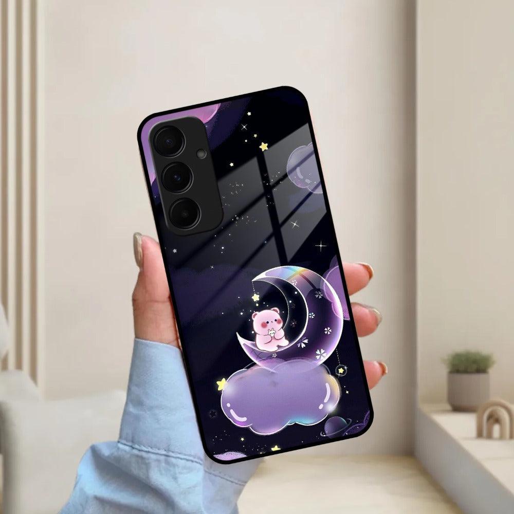 Sky Panda Design Glass Phone Case Cover For Samsung - ShopOnCliQ