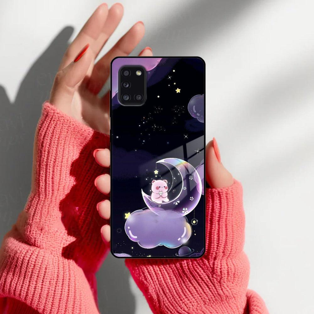 Sky Panda Design Glass Phone Case Cover For Samsung - ShopOnCliQ