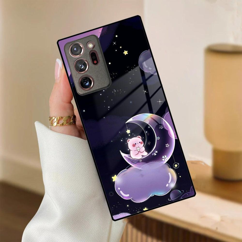 Sky Panda Design Glass Phone Case Cover For Samsung - ShopOnCliQ
