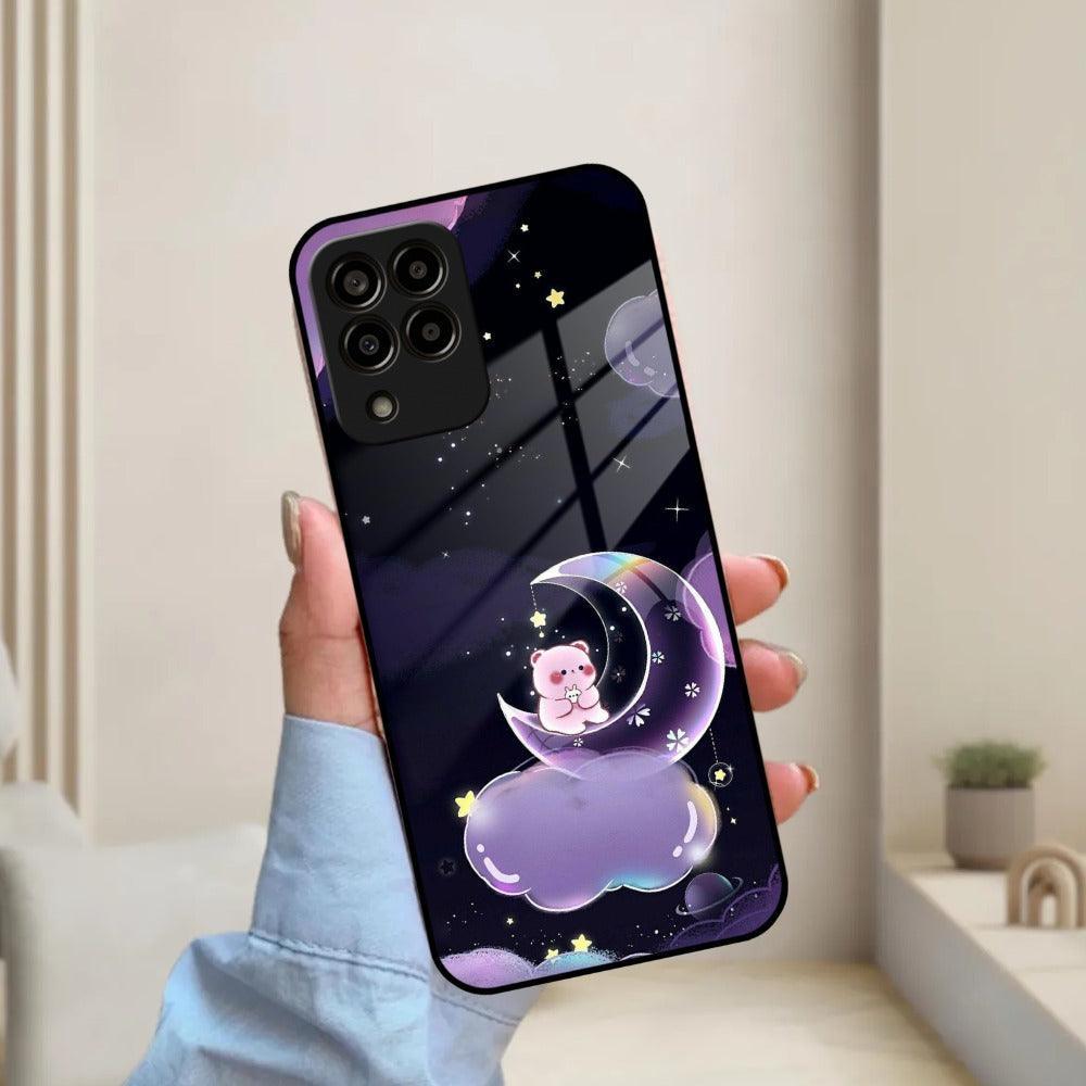 Sky Panda Design Glass Phone Case Cover For Samsung - ShopOnCliQ