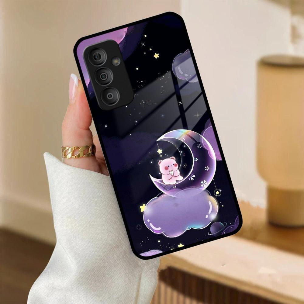Sky Panda Design Glass Phone Case Cover For Samsung - ShopOnCliQ