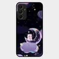 Sky Panda Design Glass Phone Case Cover For Samsung Galaxy A34 5G
