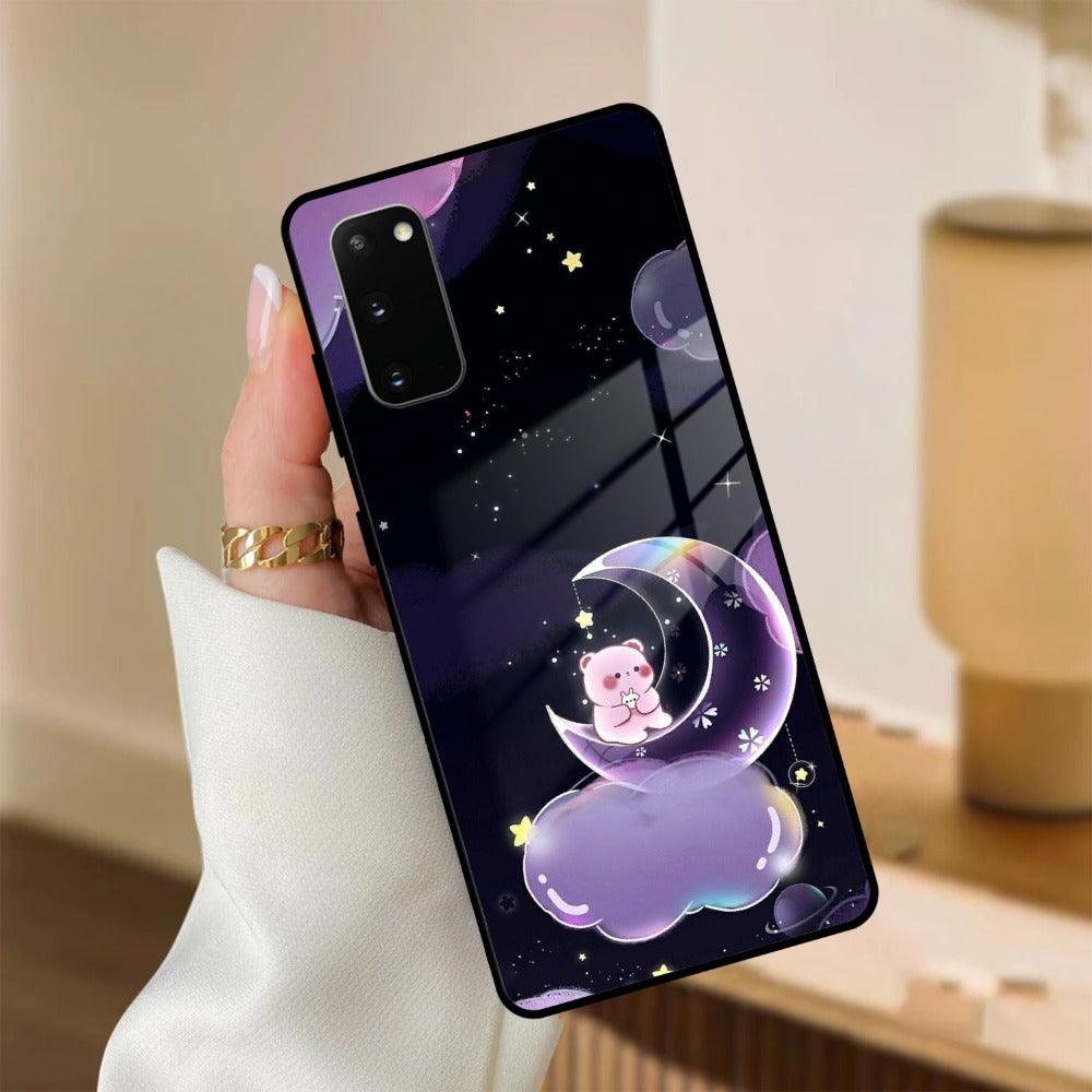 Sky Panda Design Glass Phone Case Cover For Samsung - ShopOnCliQ