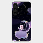 Sky Panda Design Glass Phone Case Cover For Samsung Galaxy S23 Fe 5G
