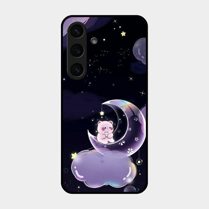 Sky Panda Design Glass Phone Case Cover For Samsung Galaxy S26 5G