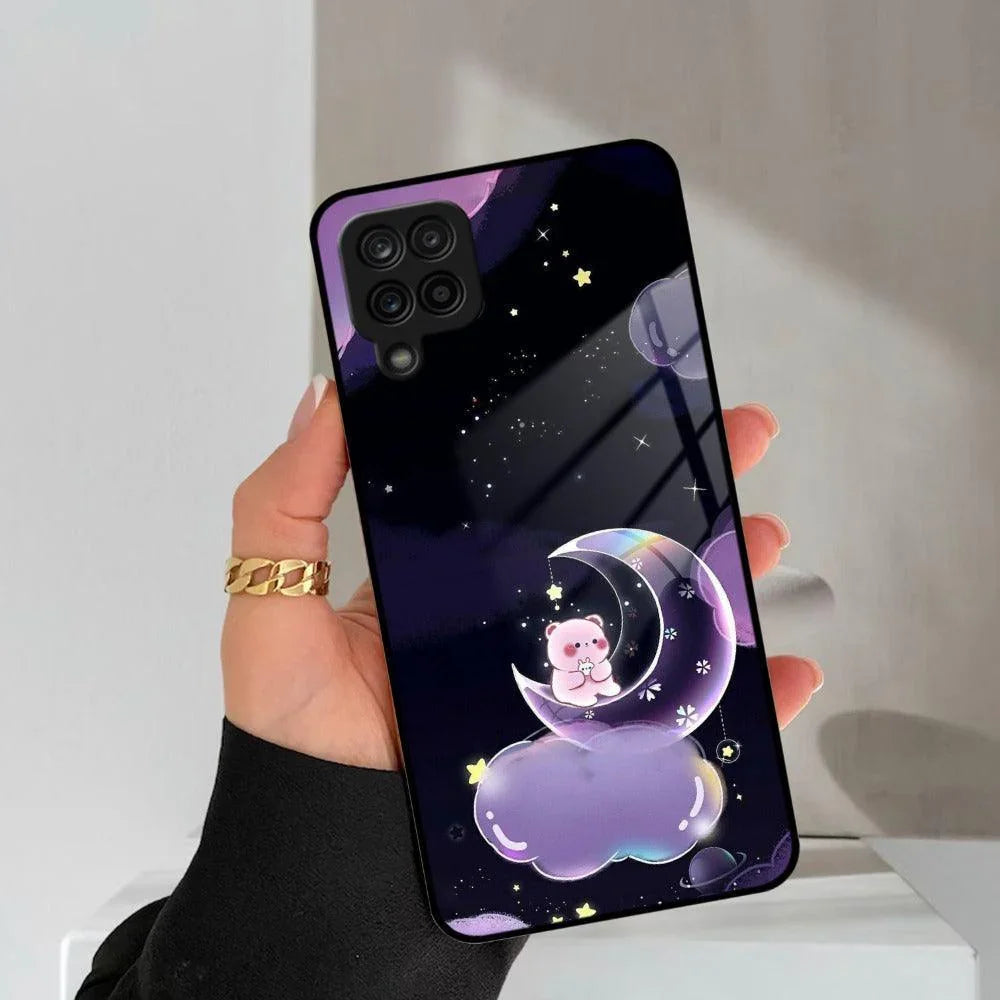 Sky Panda Design Glass Phone Case Cover V2 For Samsung - ShopOnCliQ