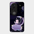 Sky Panda Design Glass Phone Case Cover For Vivo T4 Ultra 5G