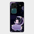 Sky Panda Design Glass Phone Case Cover For Vivo V30 5G
