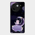 Sky Panda Design Glass Phone Case Cover For Vivo V30E 5G