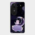 Sky Panda Design Glass Phone Case Cover For Vivo V40 5G