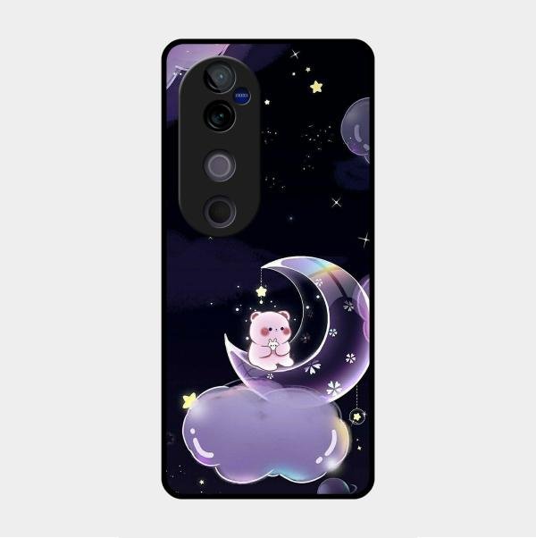 Sky Panda Design Glass Phone Case Cover For Vivo V40 Pro 5G