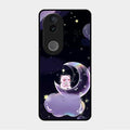 Sky Panda Design Glass Phone Case Cover For Vivo V50 5G