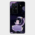 Sky Panda Design Glass Phone Case Cover For Vivo X70 Pro Plus 5G