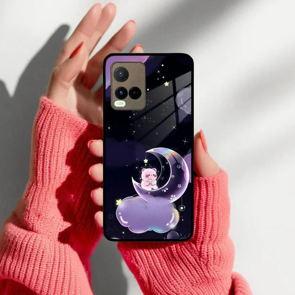 Sky Panda Design Glass Phone Case Cover For Vivo - ShopOnCliQ