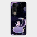 Sky Panda Design Glass Phone Case Cover For Vivo Y400 5G