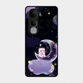 Sky Panda Design Glass Phone Case Cover For Vivo Y400 Pro 5G