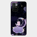 Sky Panda Design Glass Phone Case Cover For Xiaomi Redmi 10 Prime 2022