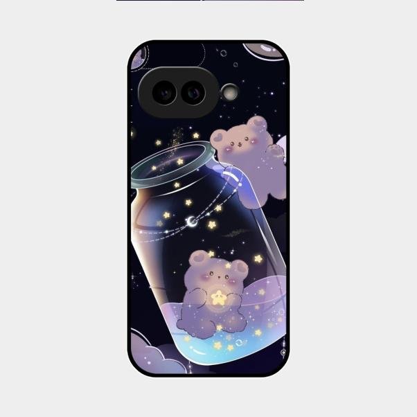 Sky Panda Design Glass Phone Case Cover V2 For Google Pixel 9A 5G