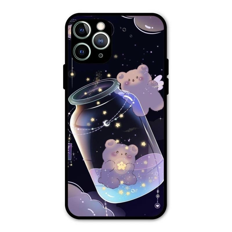 Sky Panda Design Glass Phone Case Cover V2 For iPhone 11 Pro Max
