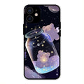 Sky Panda Design Glass Phone Case Cover V2 For iPhone 12 mini
