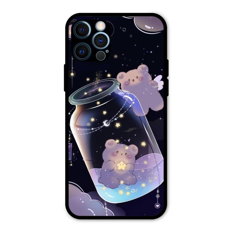 Sky Panda Design Glass Phone Case Cover V2 For iPhone 12 Pro