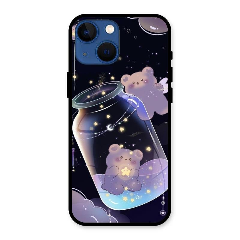 Sky Panda Design Glass Phone Case Cover V2 For iPhone 13 mini