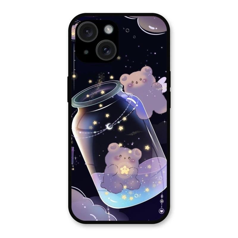 Sky Panda Design Glass Phone Case Cover V2 For iPhone 15