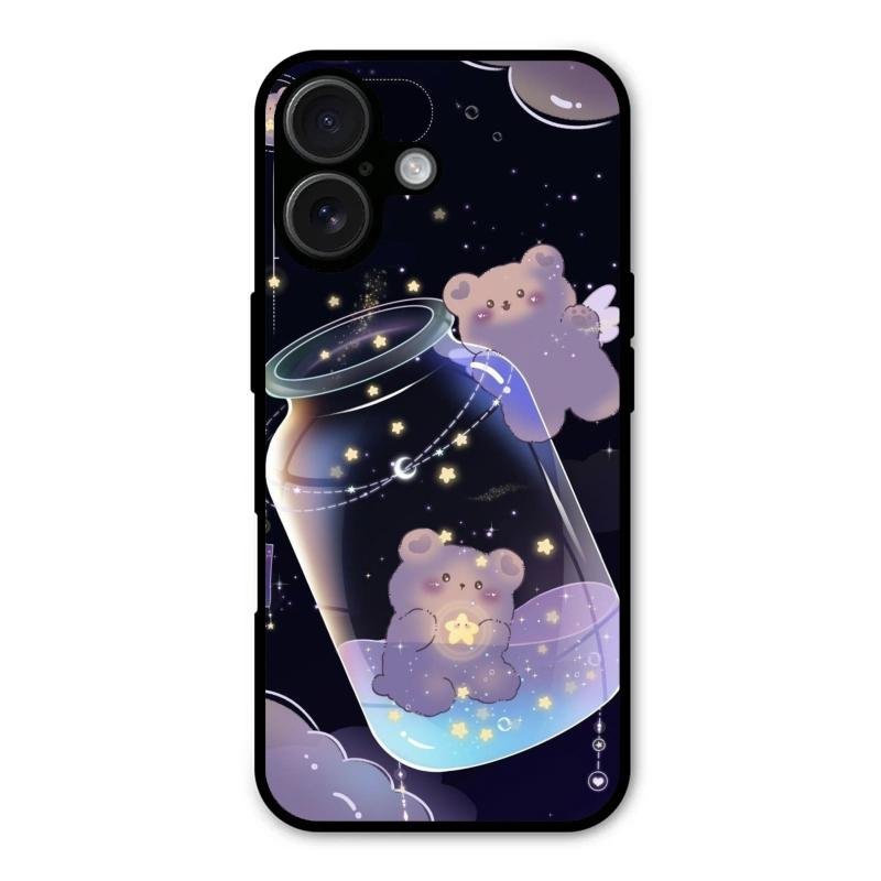 Sky Panda Design Glass Phone Case Cover V2 For iPhone 16 Plus