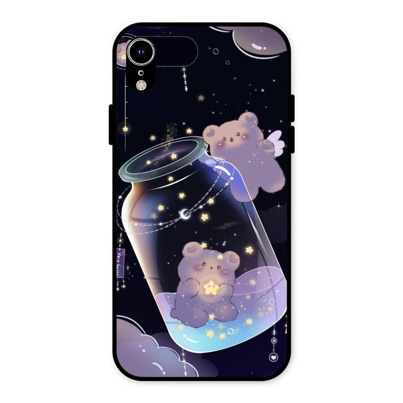 Sky Panda Design Glass Phone Case Cover V2 For iPhone XR