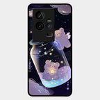 Sky Panda Design Glass Phone Case Cover V2 For Iqoo 11 5G