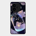 Sky Panda Design Glass Phone Case Cover V2 For Iqoo Neo 10R 5G