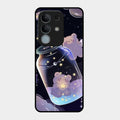 Sky Panda Design Glass Phone Case Cover V2 For iQOO Z10x 5G