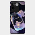 Sky Panda Design Glass Phone Case Cover V2 For Iqoo Z7 Pro 5G